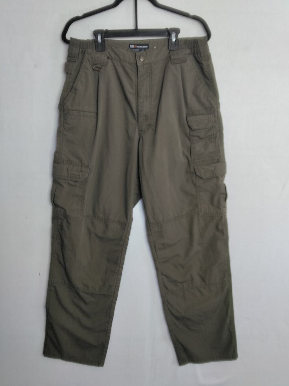 5.11 Tactical Series Taclite Pro Mens Cargo Pants Sz 34x32 Olive Ripstop Fabric